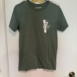 Men's Green Graphic T-Shirt